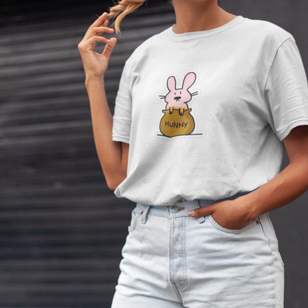 HUNNY BUNNY RABBIT EASTER TSHIRT